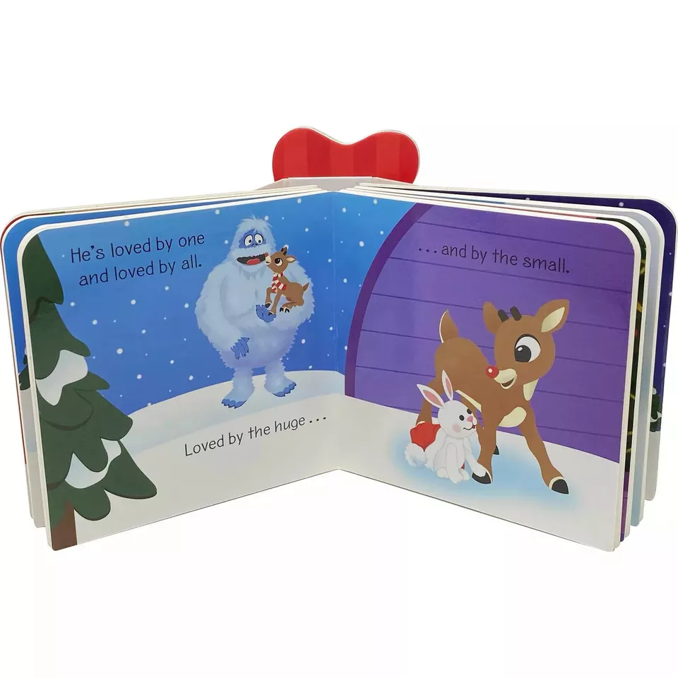 Rudolph Mini Christmas Board Book New In Sealed Plastic Cube