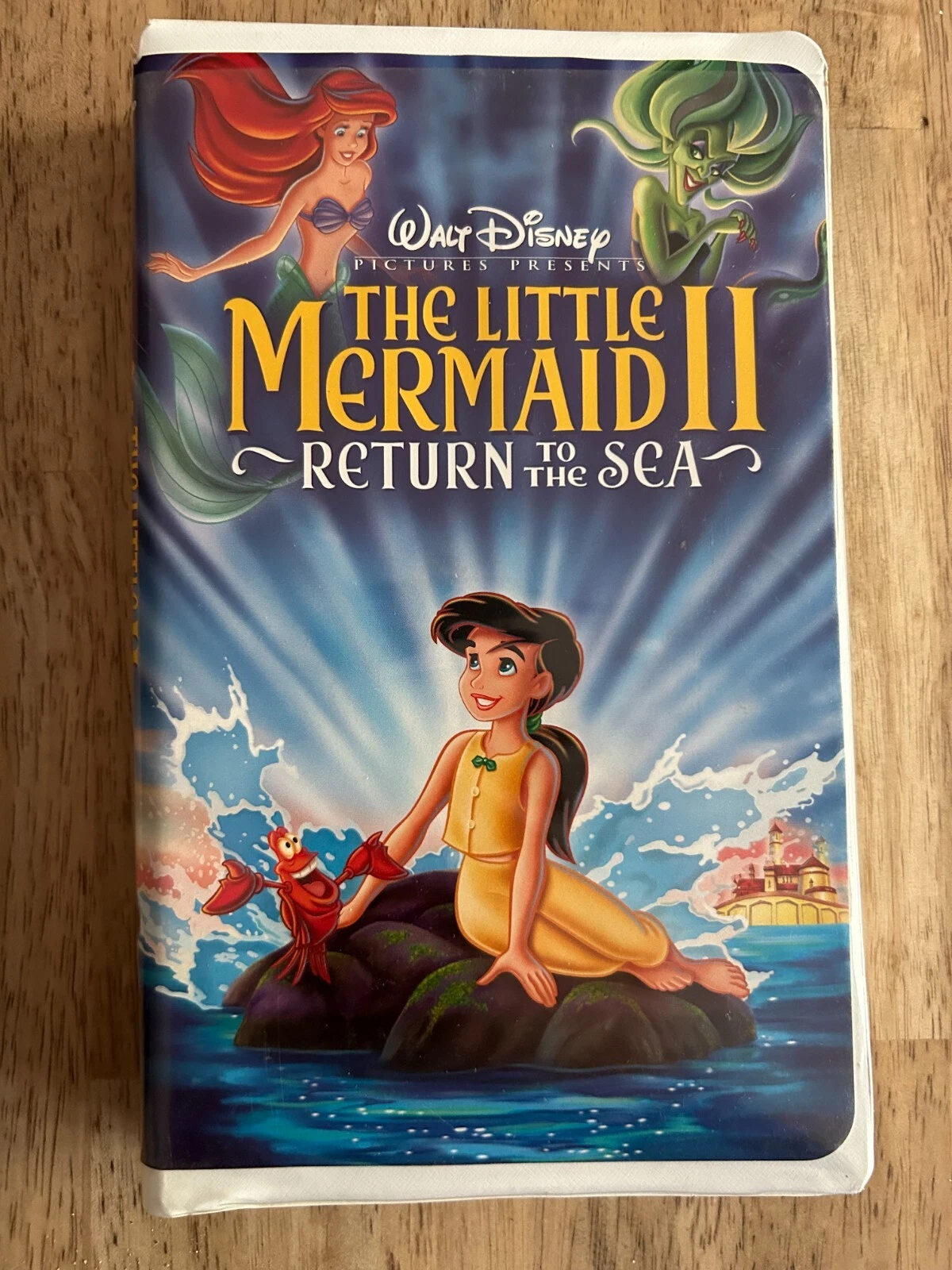 Disney's Little Mermaid II, Return to the Sea (VHS, 2000) Clamshell Case ~ TESTED
