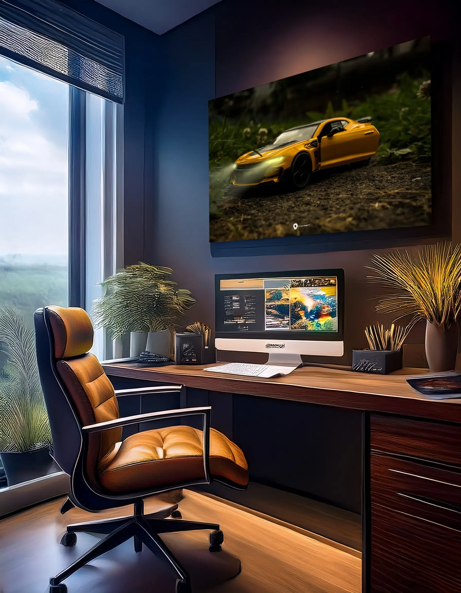 Yellow Camaro Bumblebee