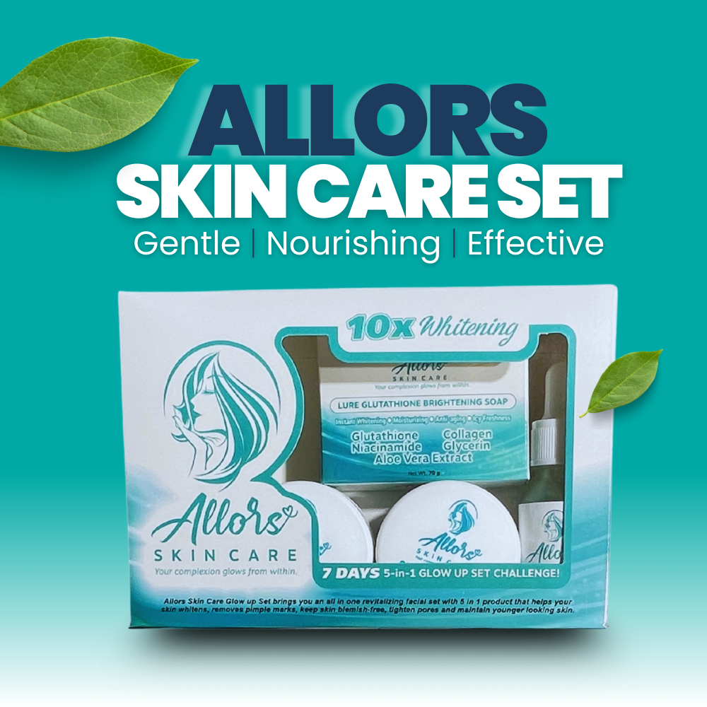 Allors Complete Skincare Set – Whitening, Acne Control & Glow in One Routine