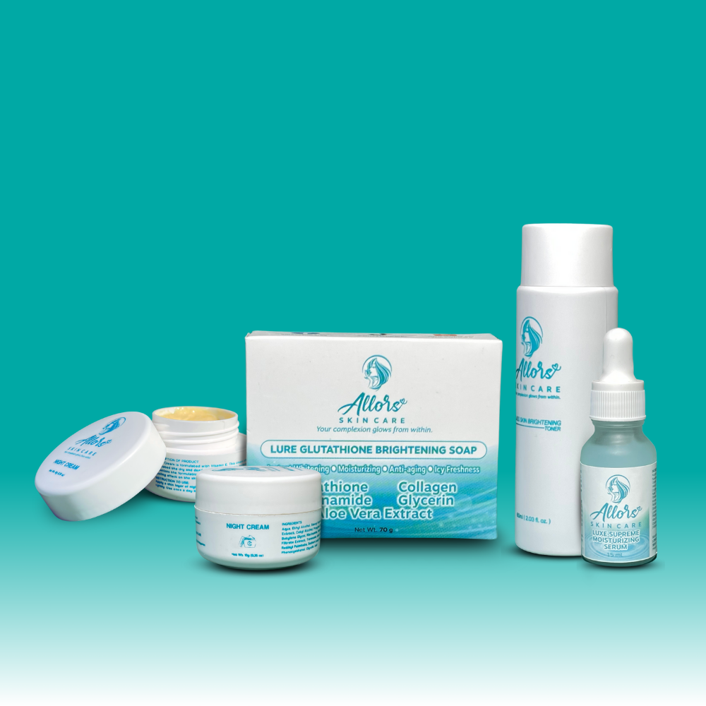 Allors Complete Skincare Set – Whitening, Acne Control & Glow in One Routine