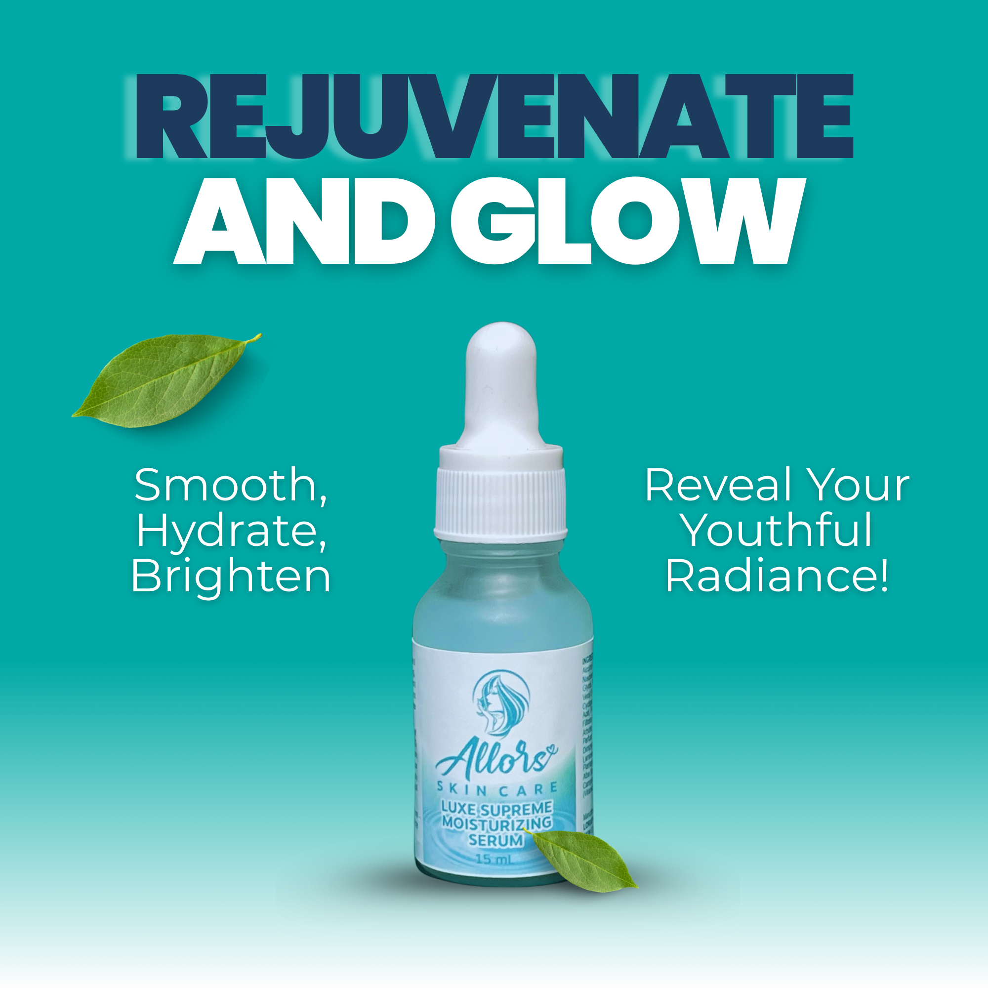 Lure Supreme Moisturizing Serum – Deep Hydration and Anti-Aging Niacinamide + Collagen Facial Serum for Glowing Skin
