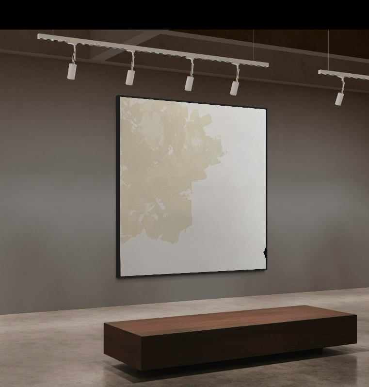 Quadro Abstrato Tinta Acrílica 160x160cm