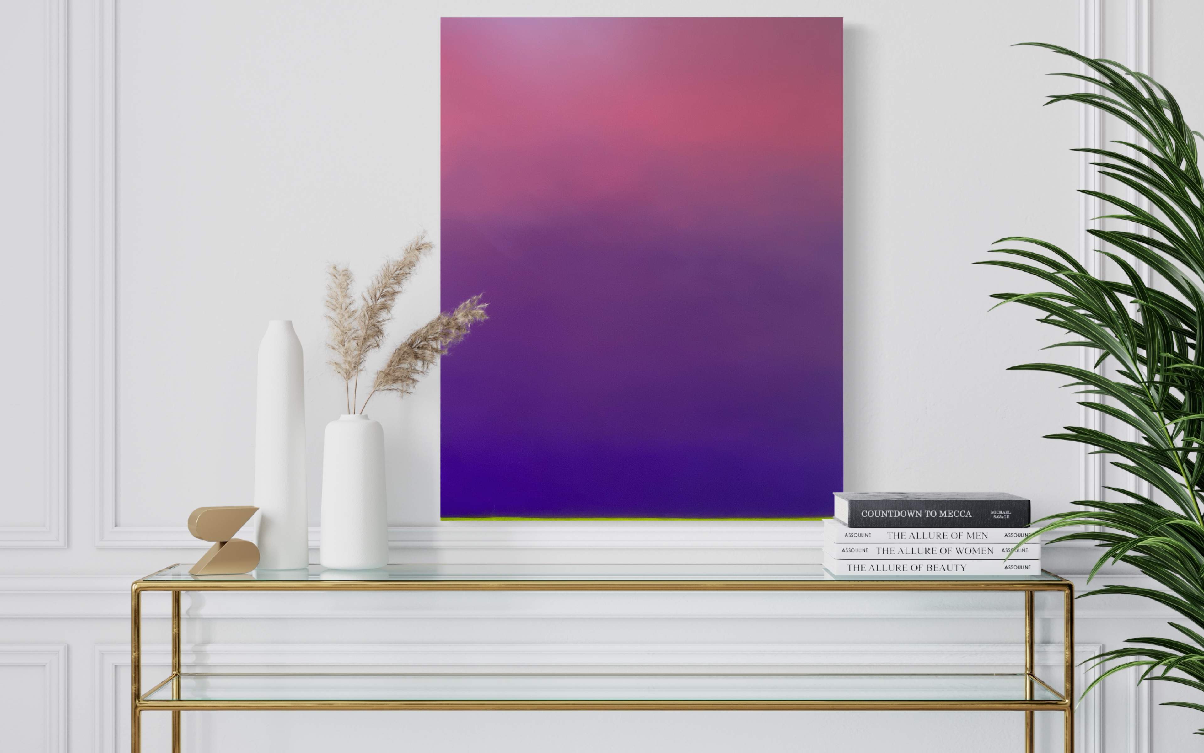 Quadro Abstrato Tinta à Óleo 70x100cm