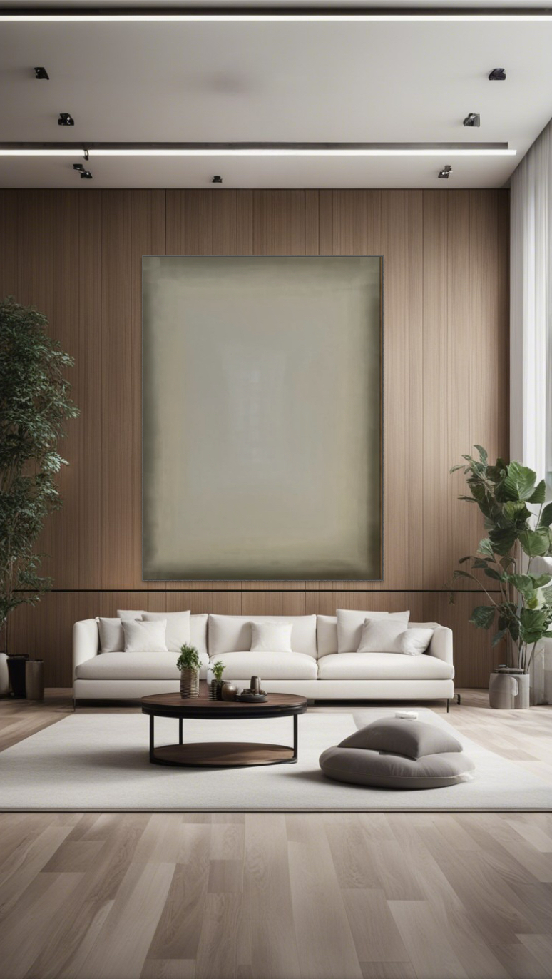 Quadro Abstrato Tinta Acrílica 270x200cm