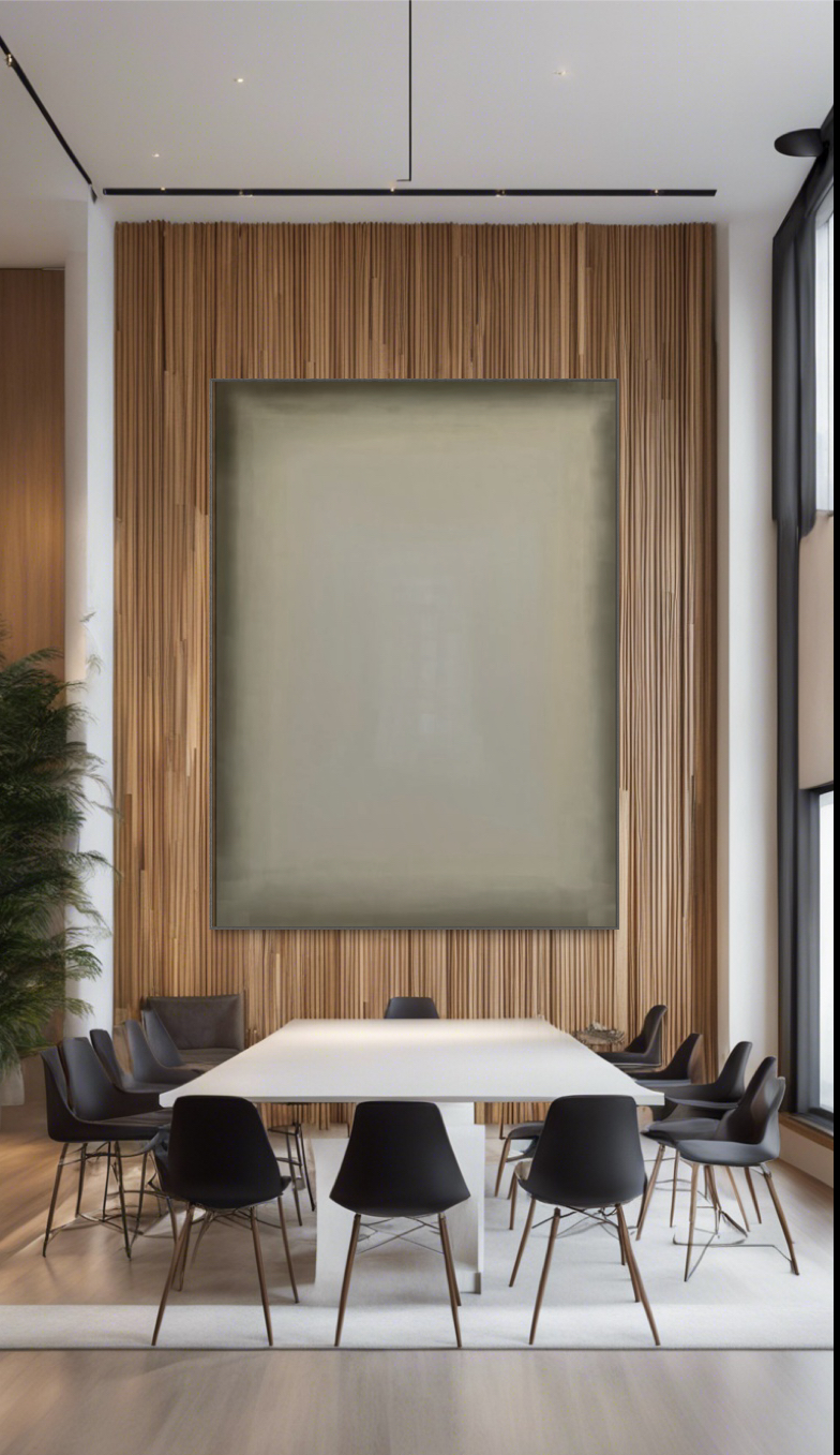 Quadro Abstrato Tinta Acrílica 270x200cm