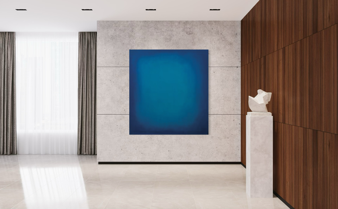 Quadro Abstrato Tinta Acrílica 130x140cm