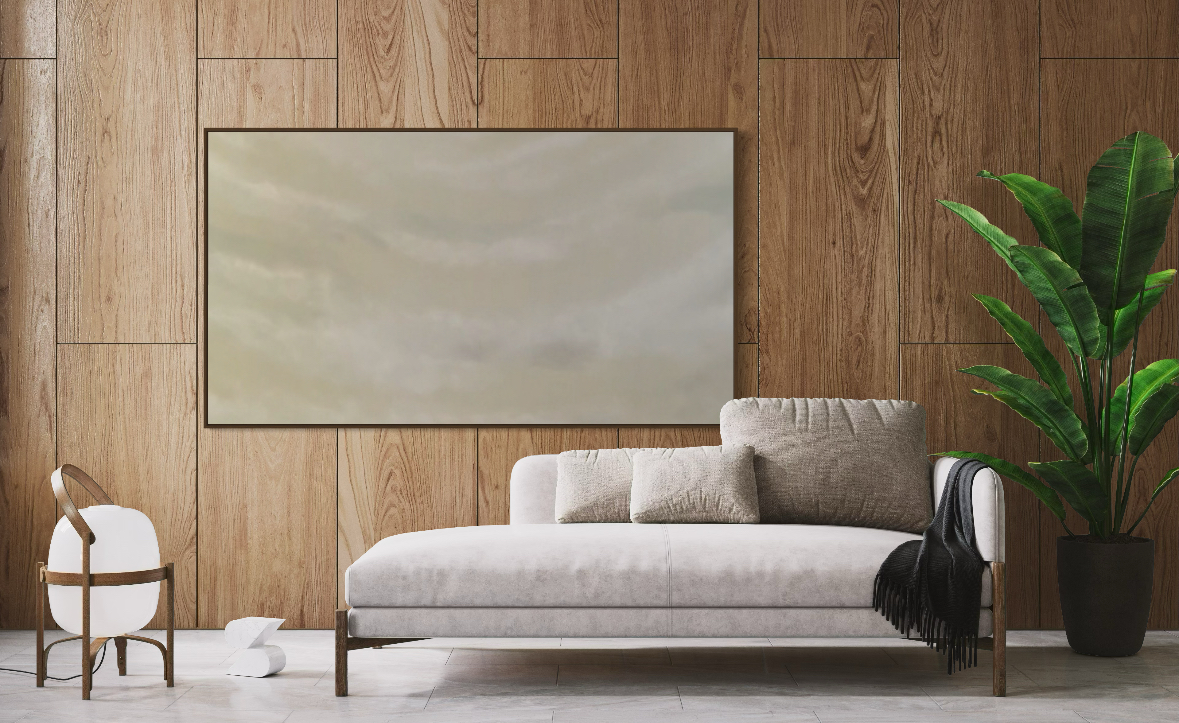 Quadro Abstrato Tinta Acrílica 180x100cm