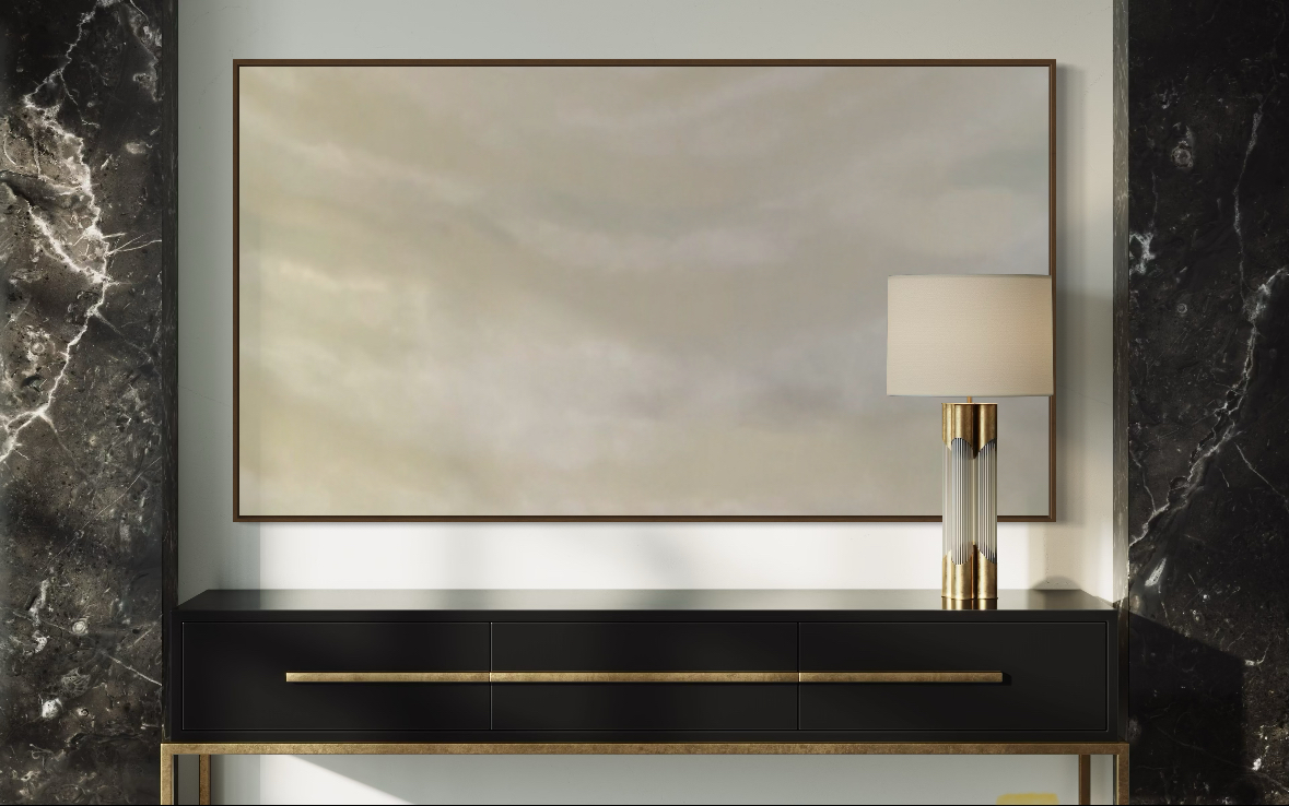 Quadro Abstrato Tinta Acrílica 180x100cm