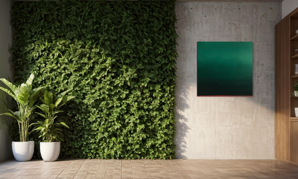 Quadro Abstrato Tinta à Óleo 50x50cm