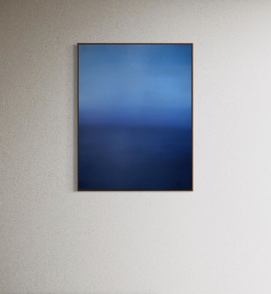 Quadro Abstrato Tinta Acrílica 70x90cm