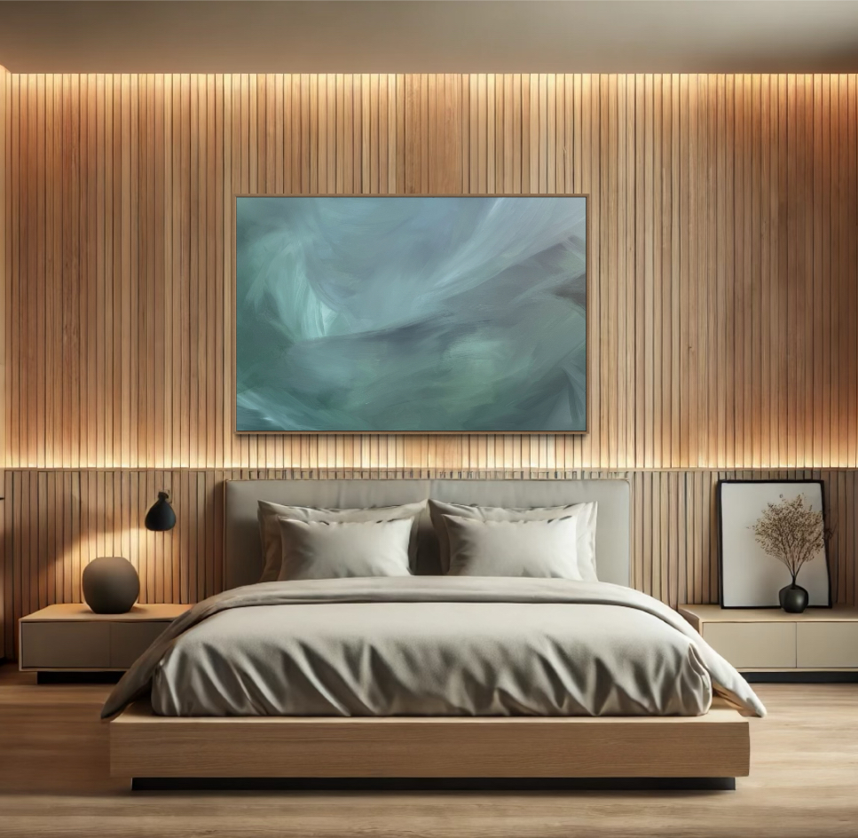 Quadro Abstrato Tinta Acrílica 150x100cm