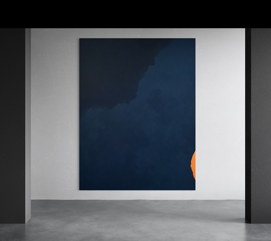 Quadro Abstrato Tinta Acrílica 130x170cm