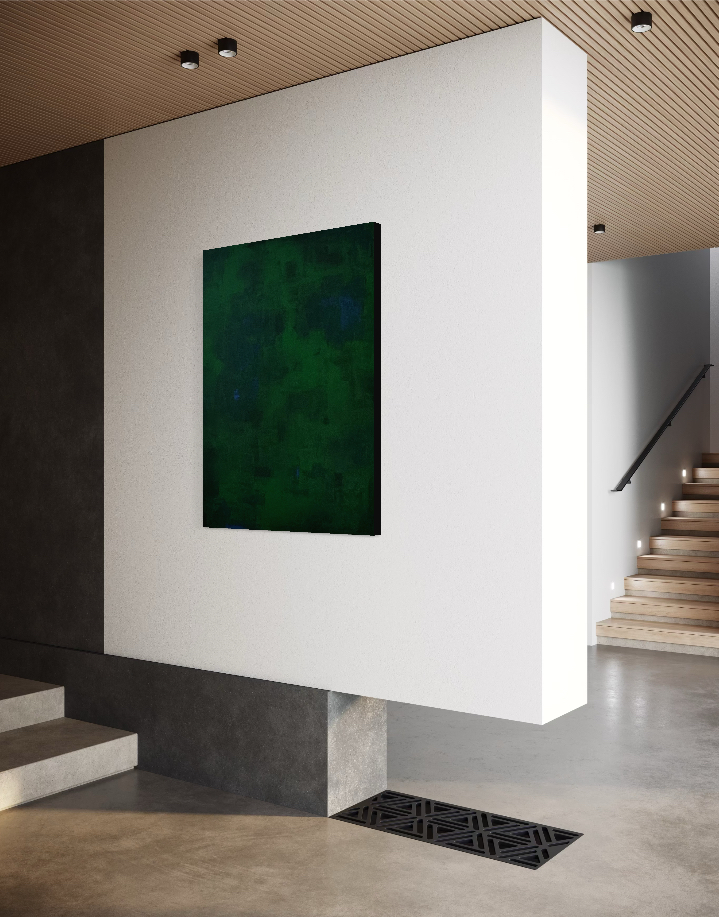 Quadro Abstrato Tinta Acrílica 90x120