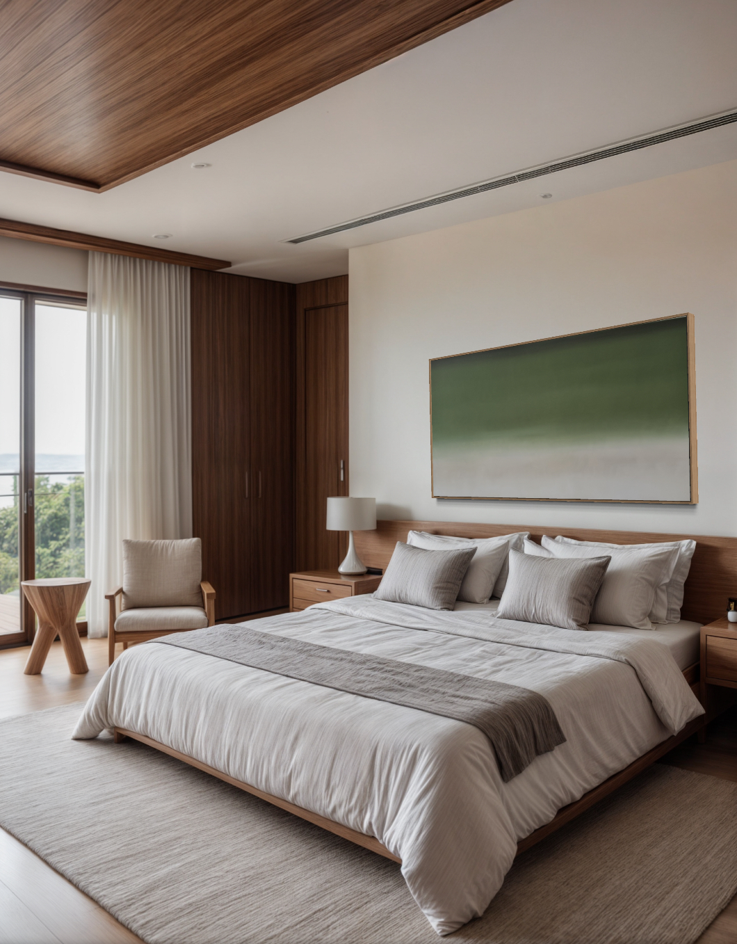 Quadro Abstrato em Tinta Acrílica 100x180