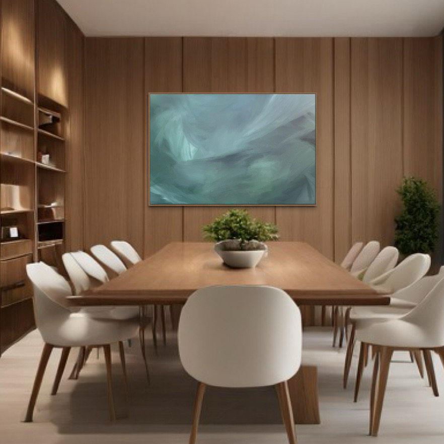 Quadro Abstrato Tinta Acrílica 150x100cm