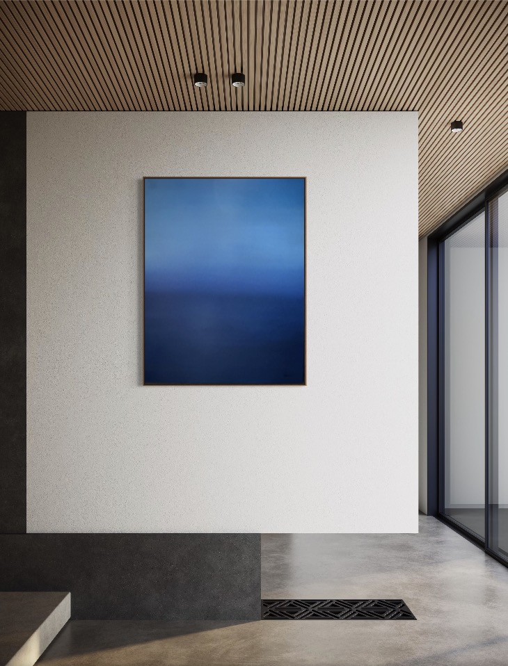 Quadro Abstrato Tinta Acrílica 70x90cm