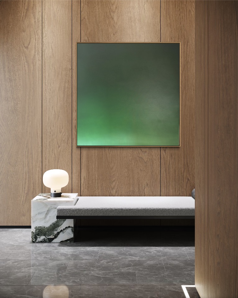 Quadro Abstrato Tinta à Óleo 100x100cm