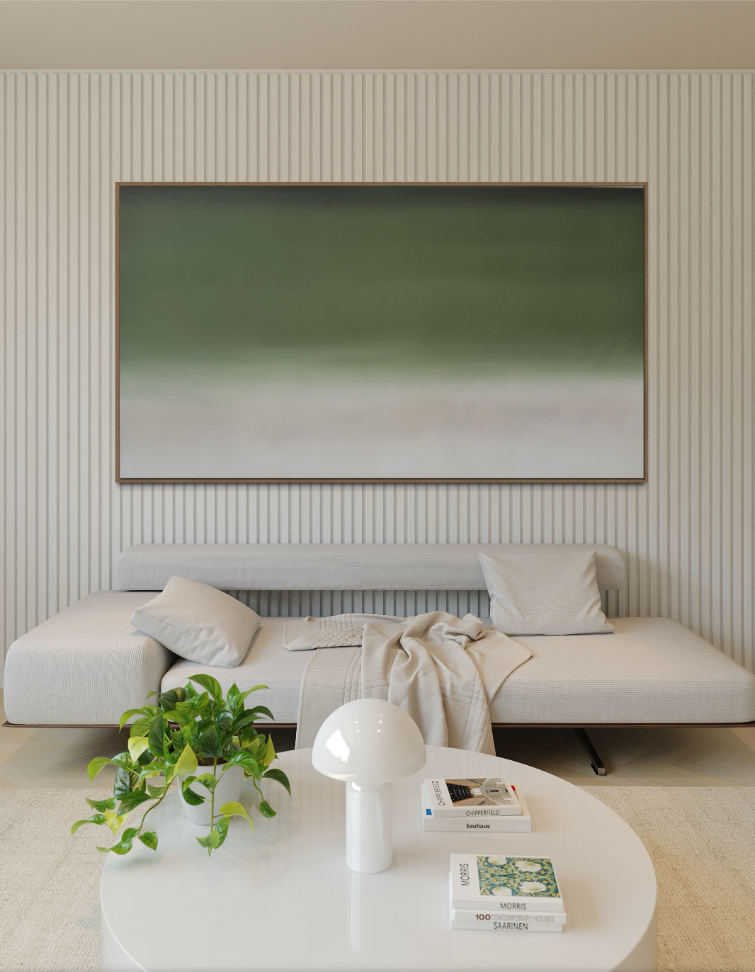 Quadro Abstrato em Tinta Acrílica 100x180