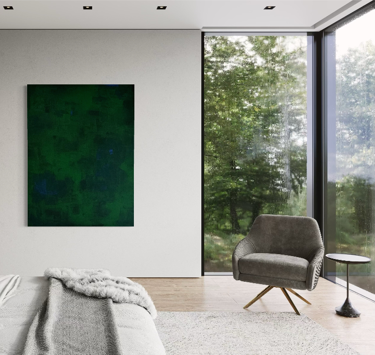 Quadro Abstrato Tinta Acrílica 90x120