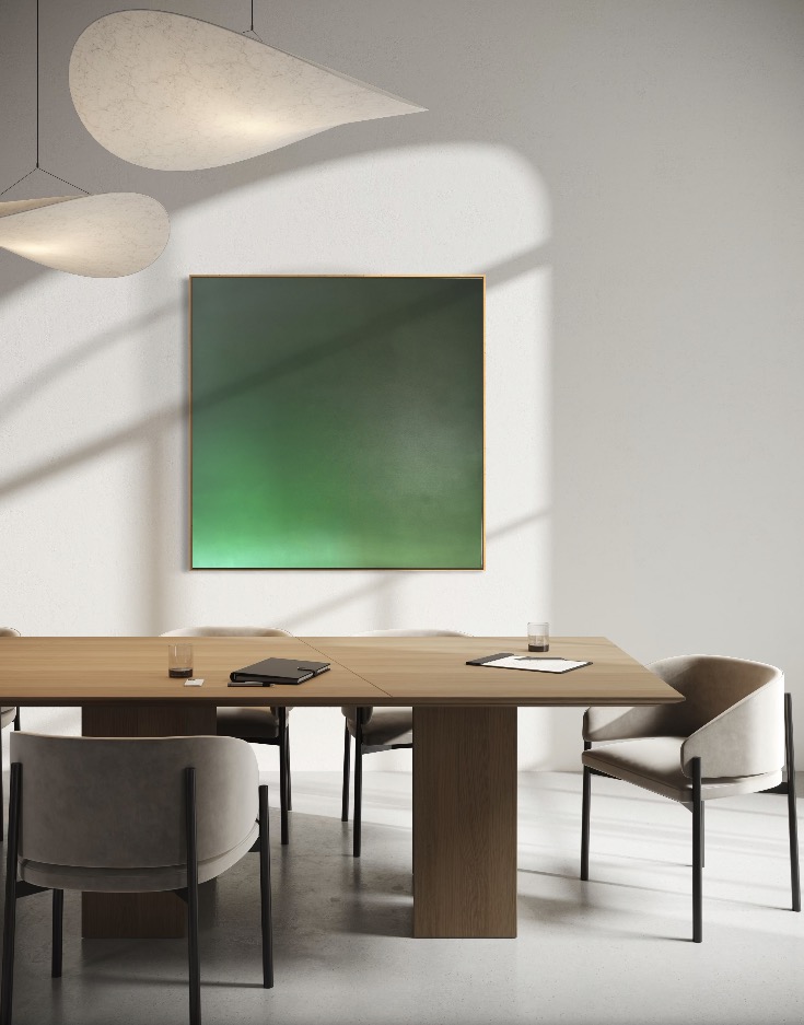 Quadro Abstrato Tinta à Óleo 100x100cm