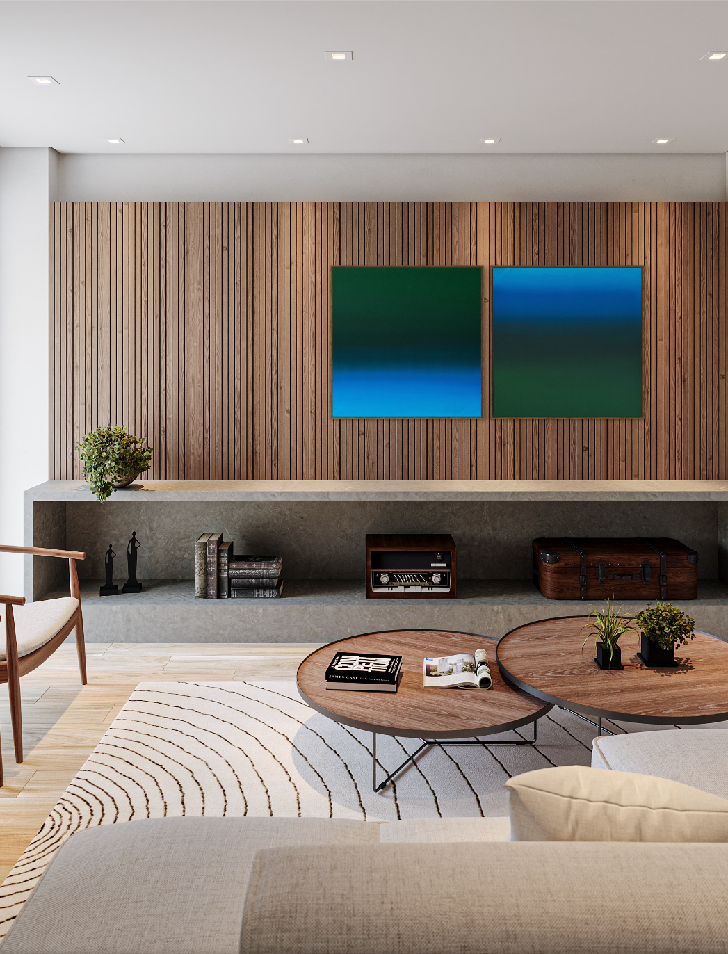 Díptico Quadros Abstratos Tinta Acrílica 60x60cm cada