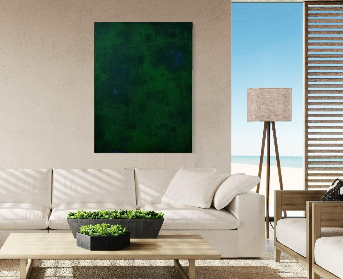 Quadro Abstrato Tinta Acrílica 90x120