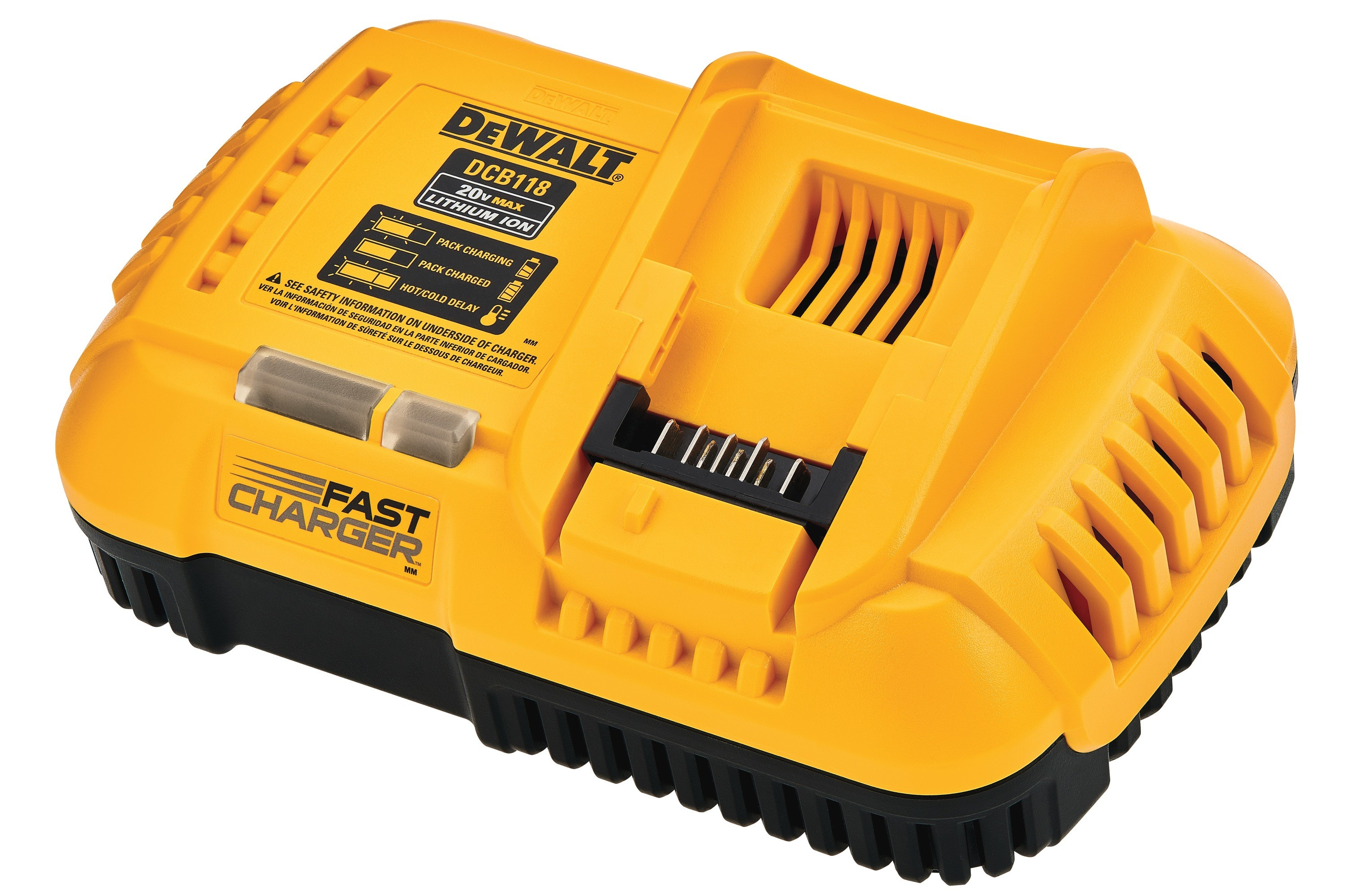 DeWALT Flexvolt 20V/60V MAX Charger, Fan Cooled Fast Charger DCB118 (110 v OR 220v)