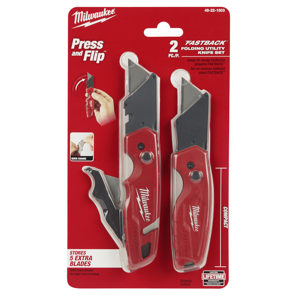 FASTBACK™ Folding Utility Knife Set