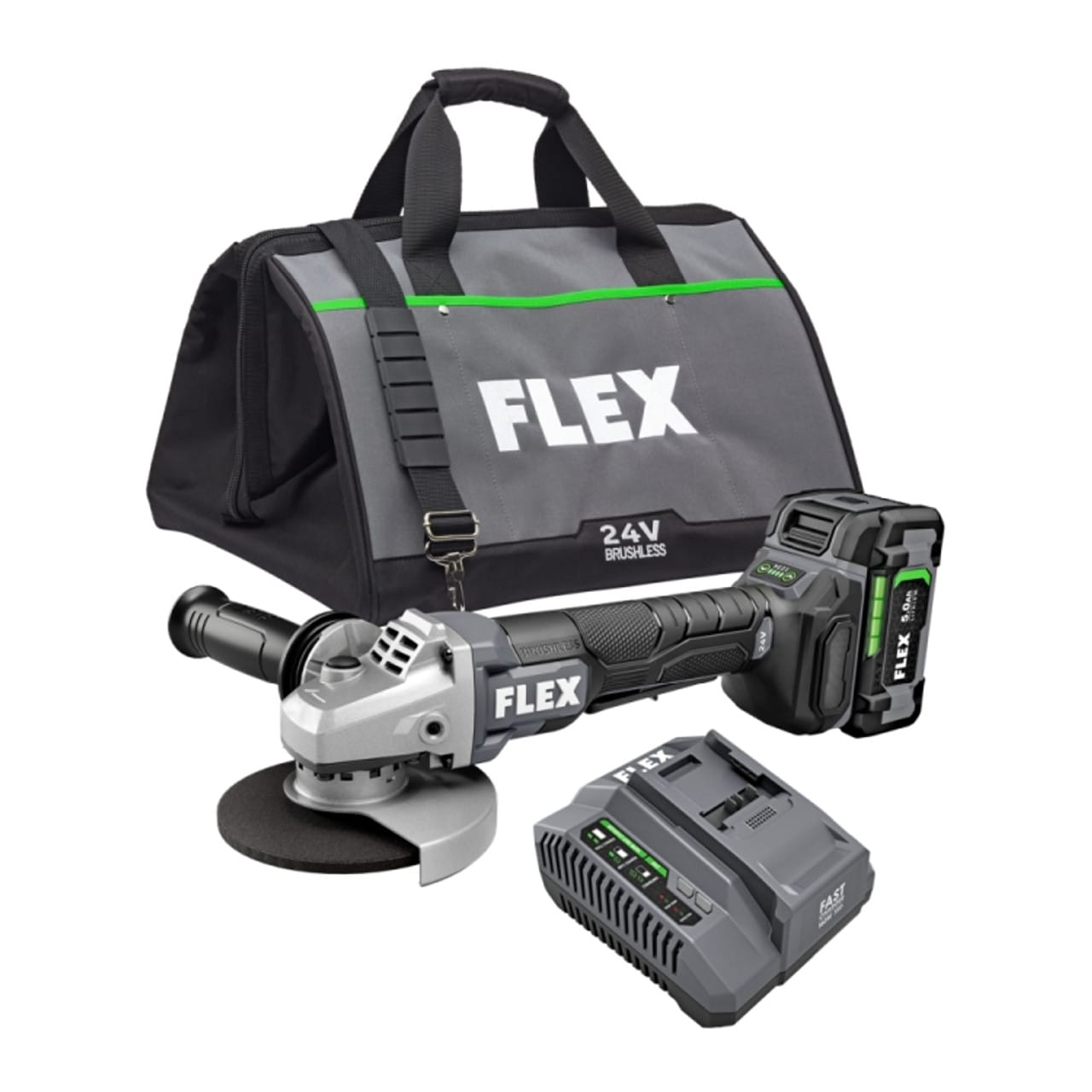 5" VARIABLE SPEED ANGLE GRINDER WITH PADDLE SWITCH KIT
