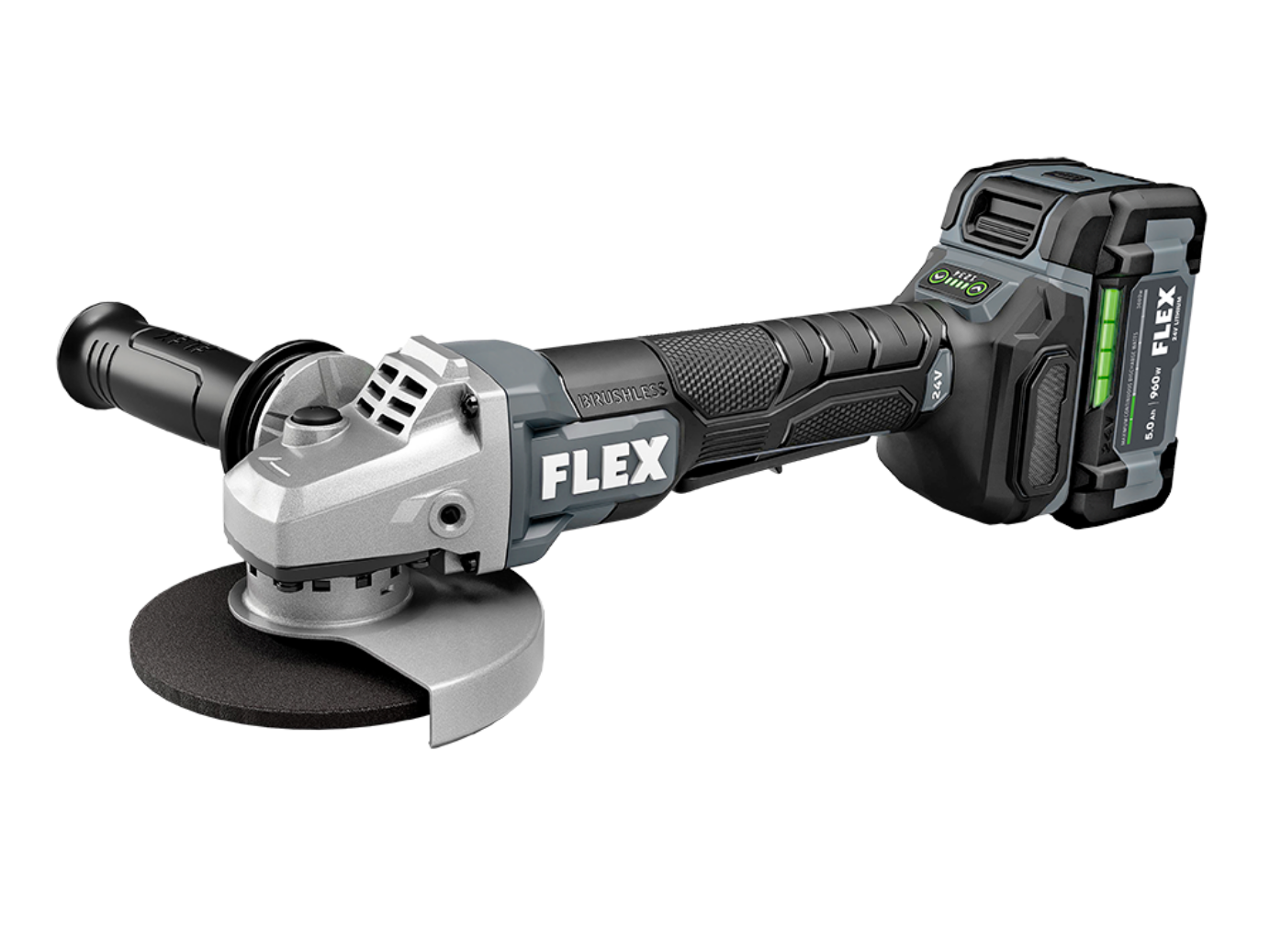 5" VARIABLE SPEED ANGLE GRINDER WITH PADDLE SWITCH  KIT