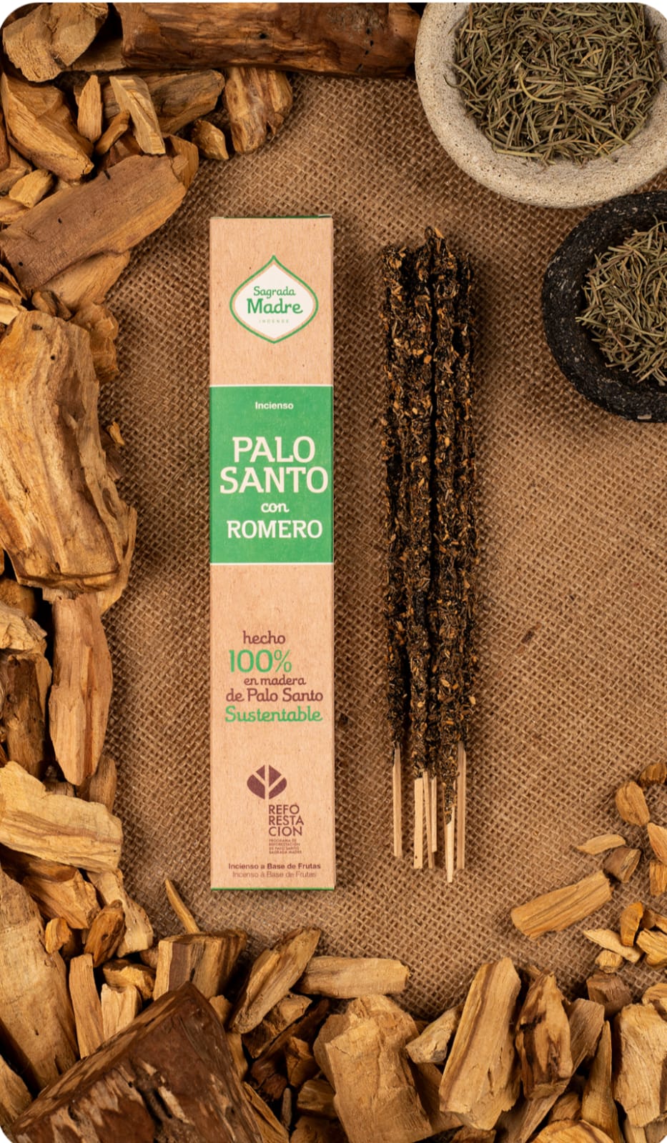 Incienso Palo Santo - Romero