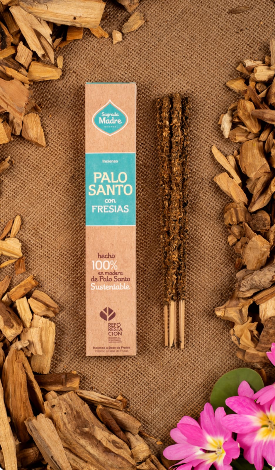 Incienso Palo Santo - Fresias