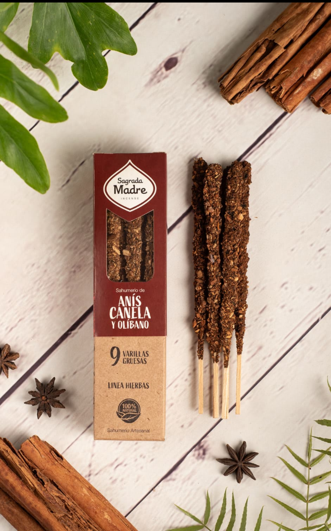 Incienso hierbas - Anís ,Canela y Olibano