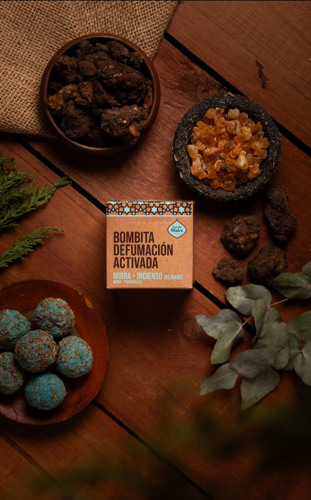 Bombita Defumacion - Mirra e incienso