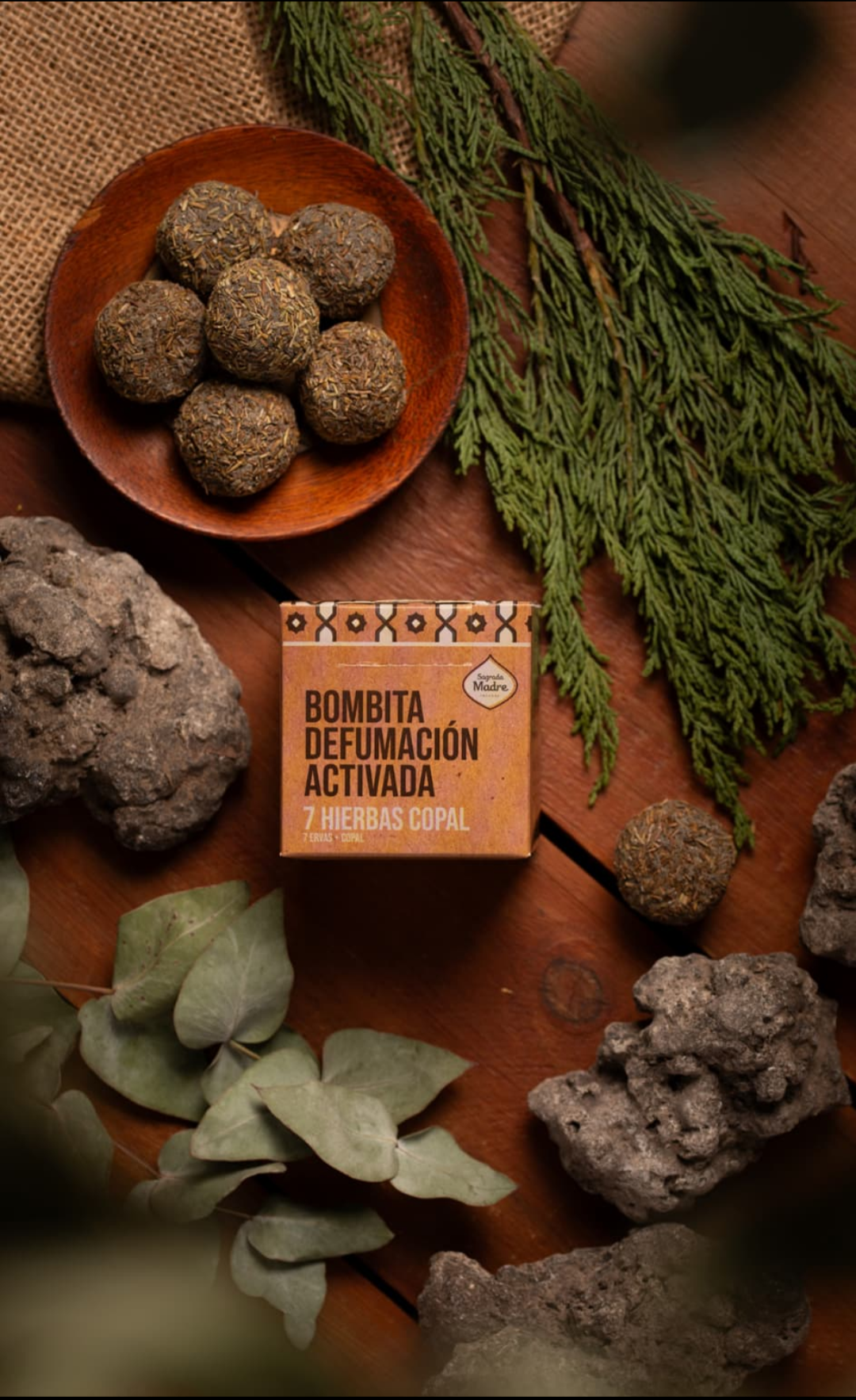 Bombita Defumacion - 7 hierbas copal