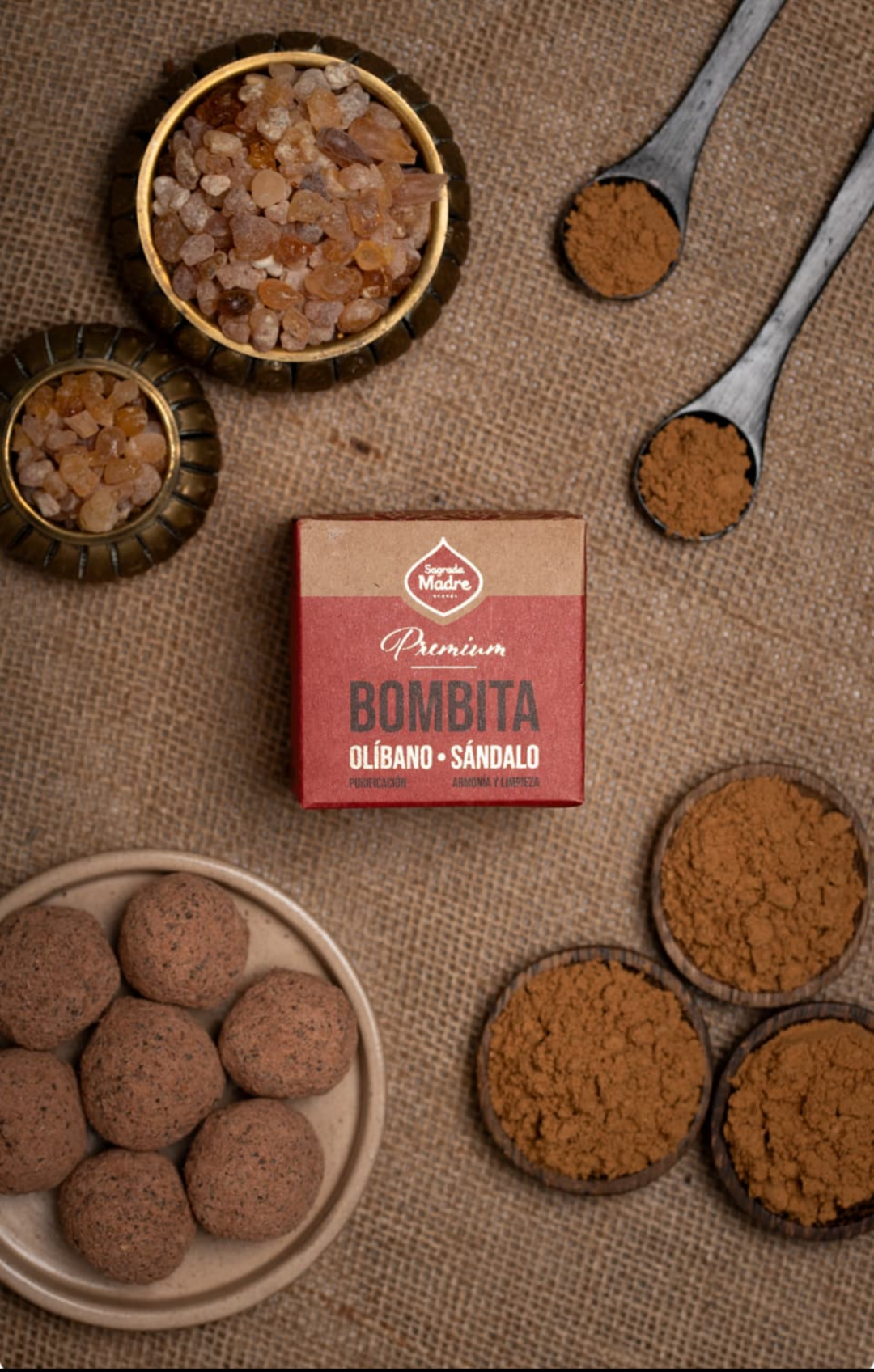 Bombita premium - Olibano y sandalo