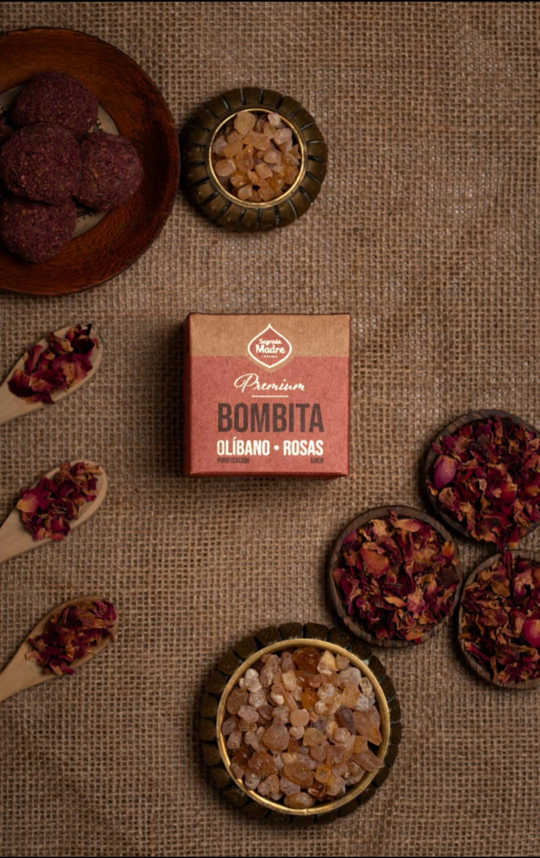 Bombita premium - Olibano y rosas