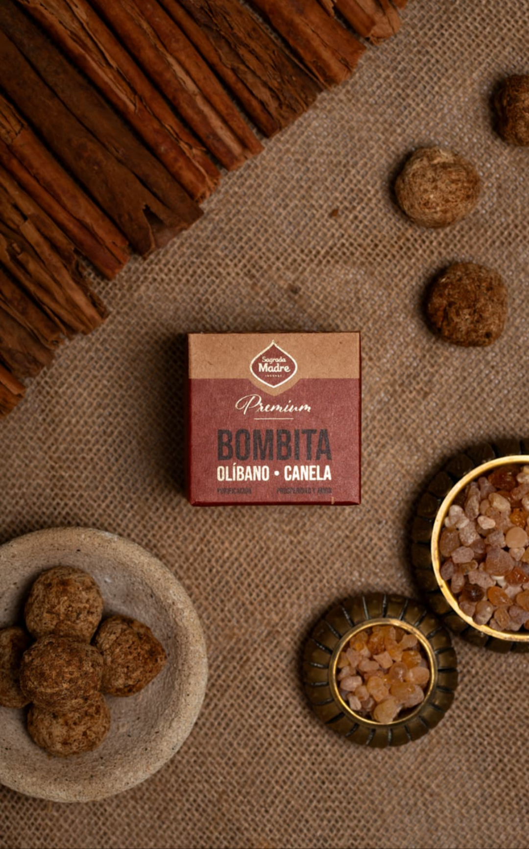 Bombita premium - Olibano y canela
