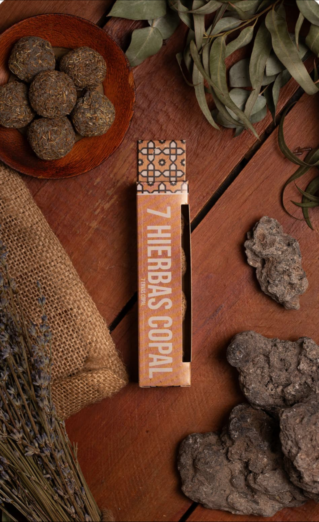 Bombita Defumacion x4 - 7 hierbas copal