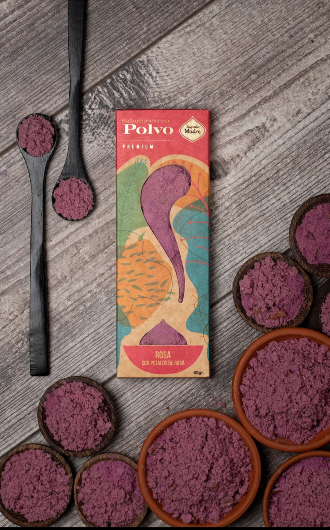 Incienso en polvo - Rosas