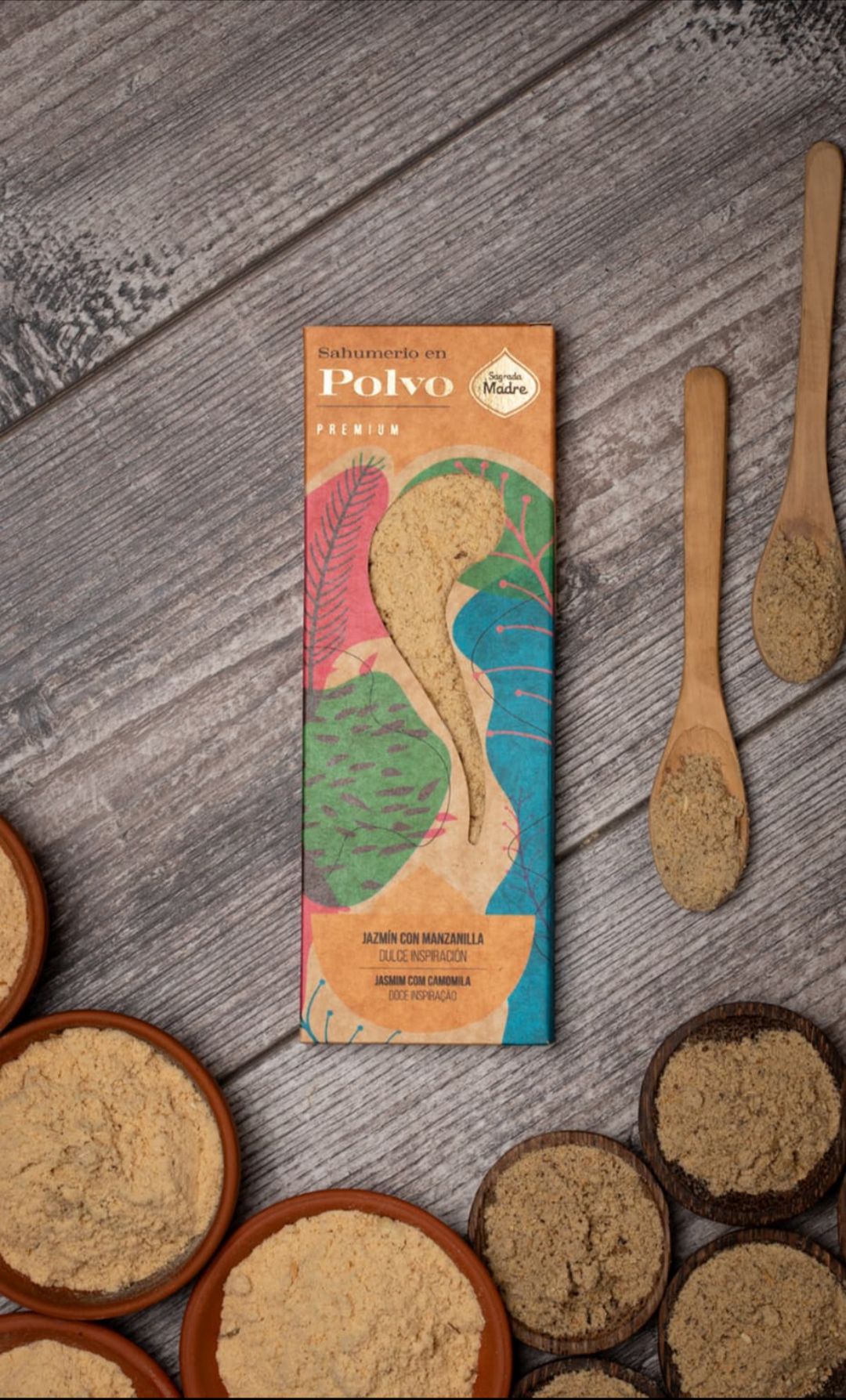 Incienso en polvo - Jazmín con manzanilla