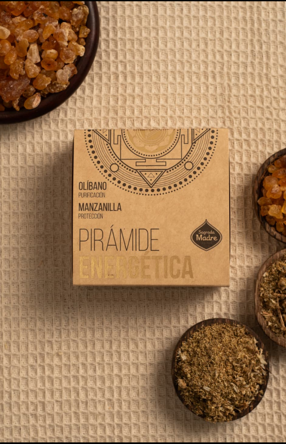 Pirámide Energética - Olibano y manzanilla