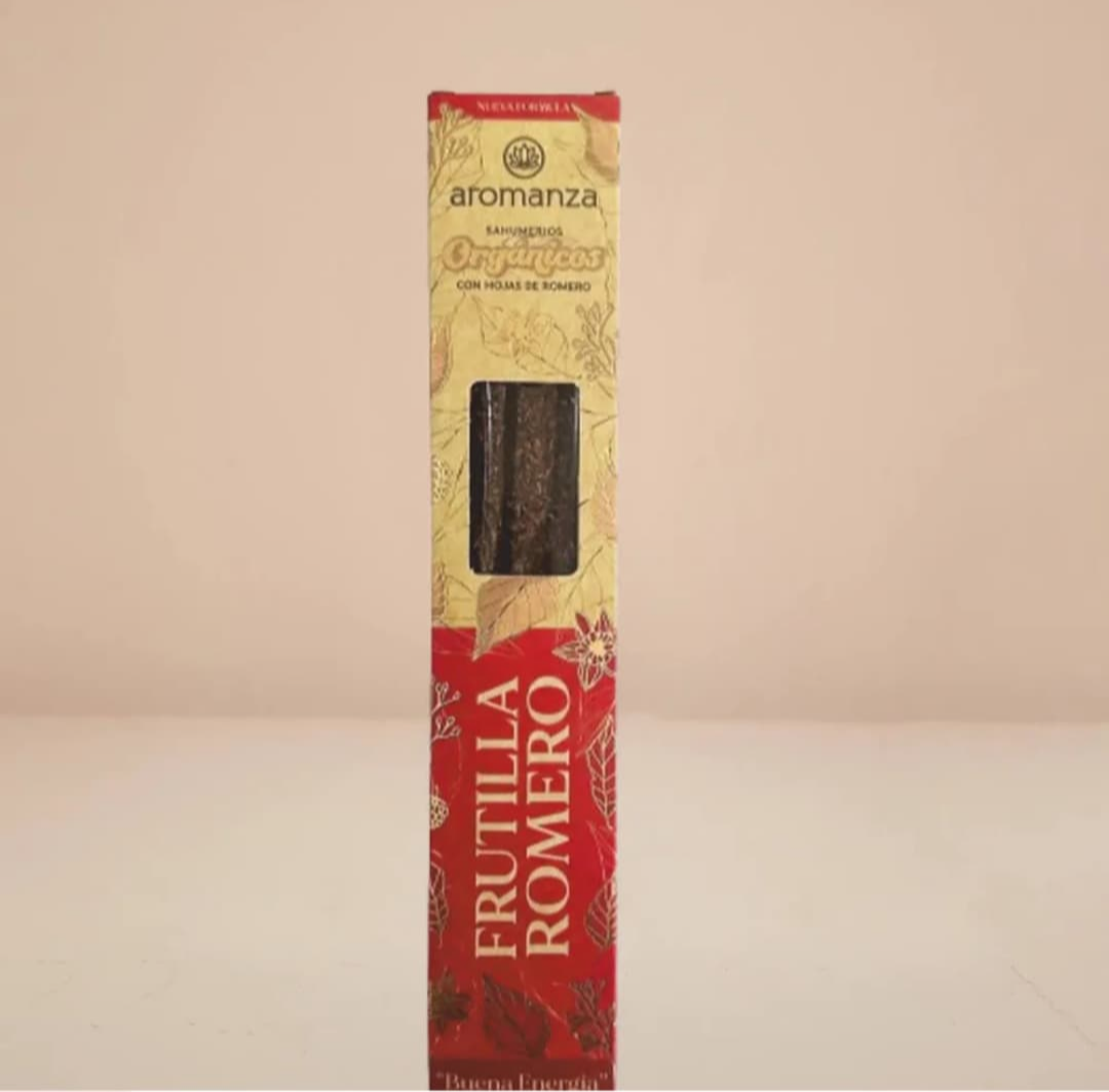 Incienso orgánico - Frutilla y romero