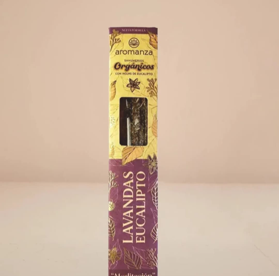 Incienso organico - Lavanda y eucalipto 