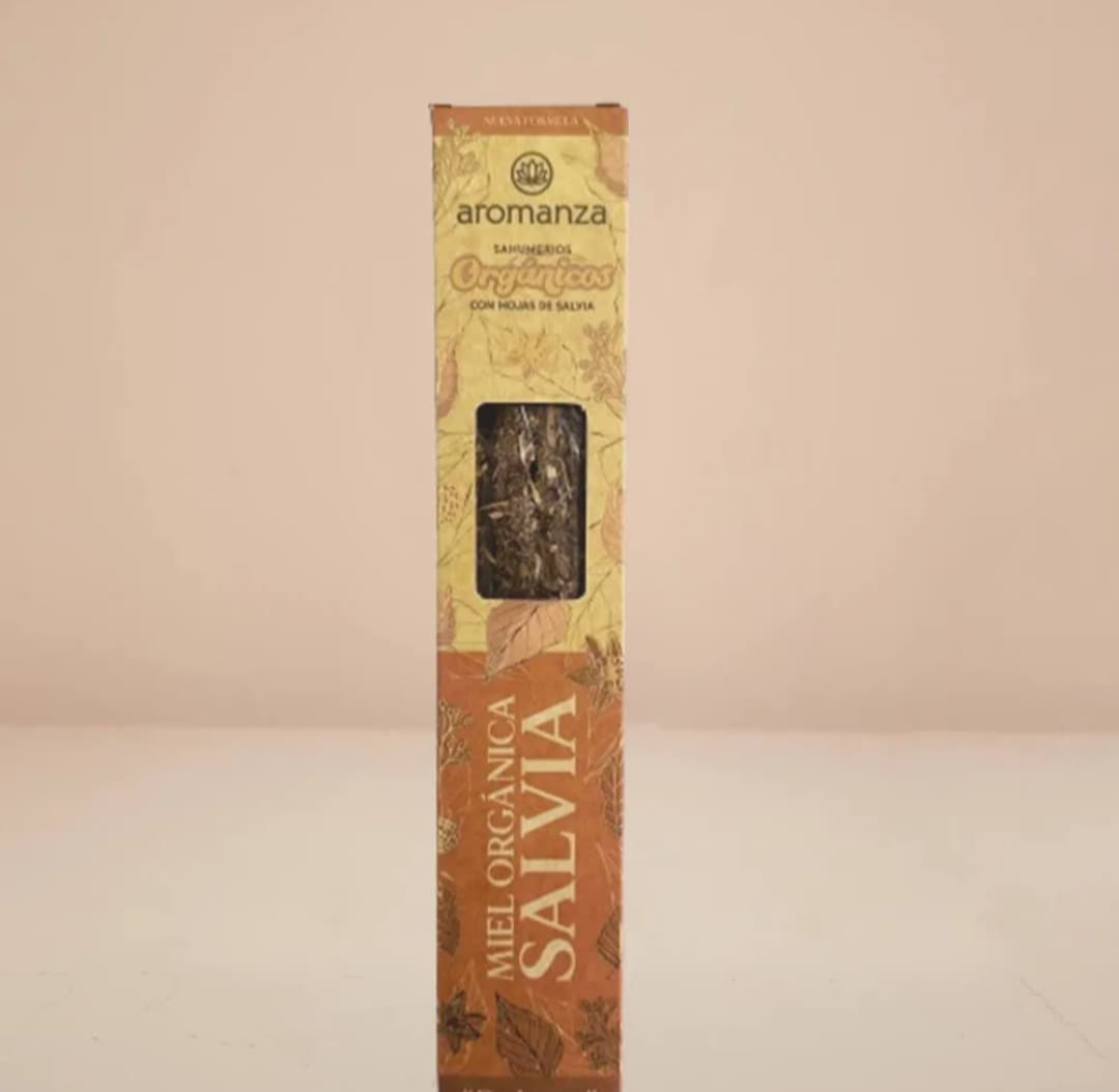 Incienso organico - Miel orgánica y salvia