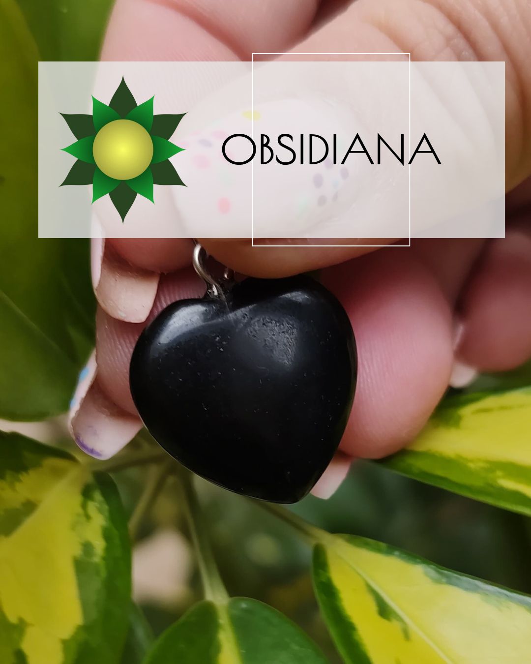 Obsidiana corazón