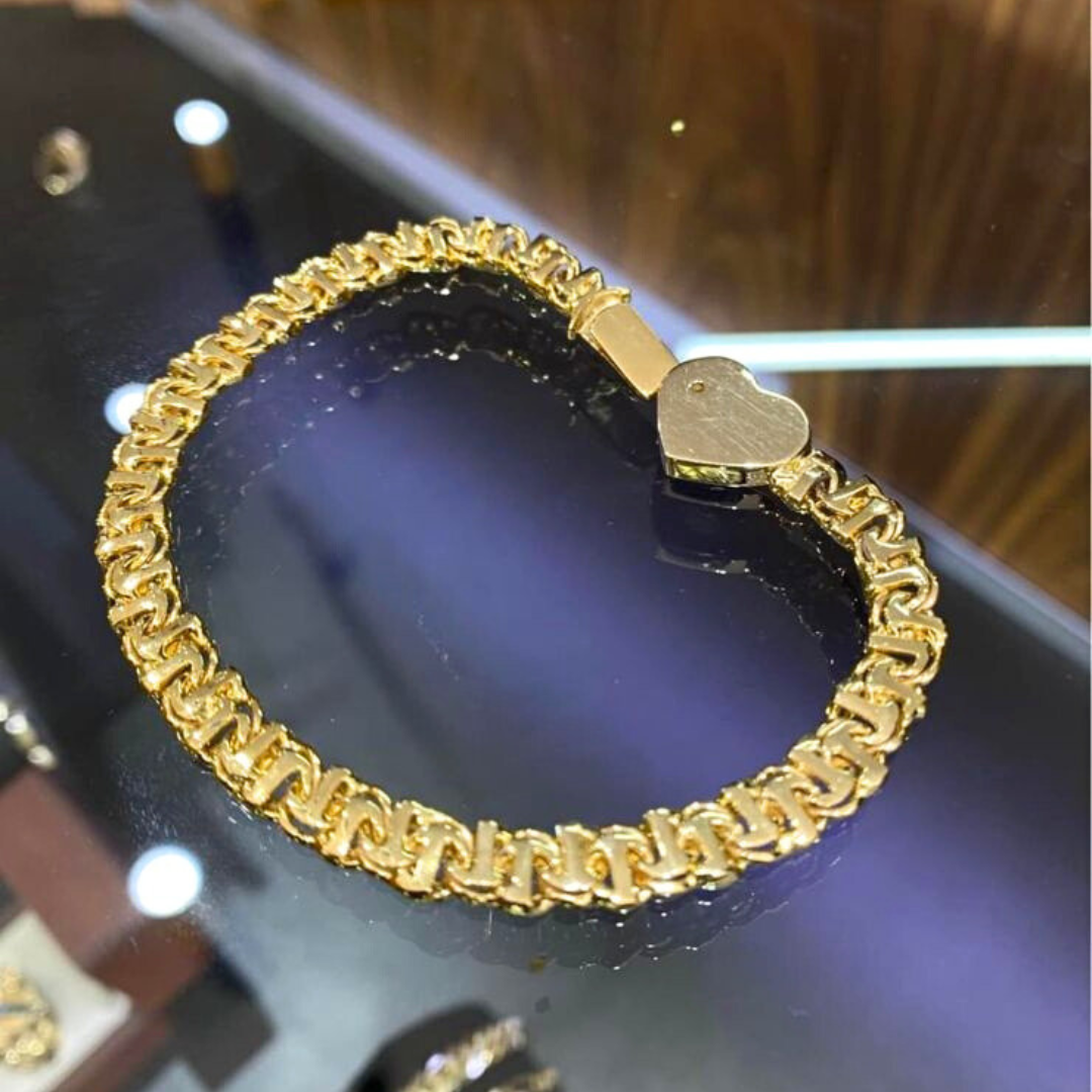 Esclava tejido guccino de oro