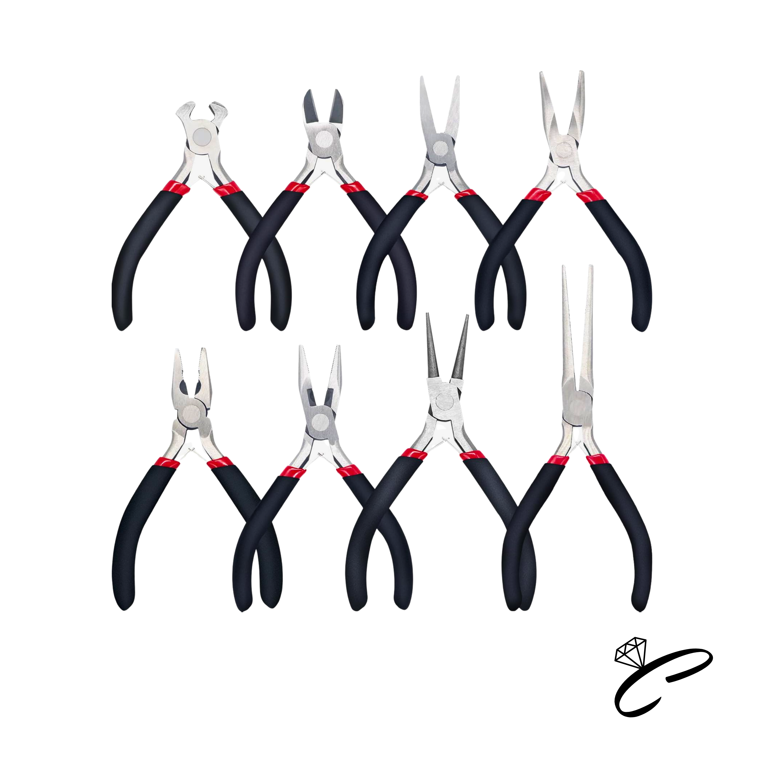 Kit 8 Alicates Profesionales para Joyería