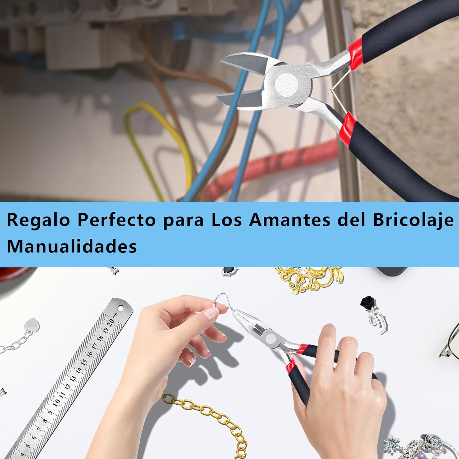 Kit 8 Alicates Profesionales para Joyería